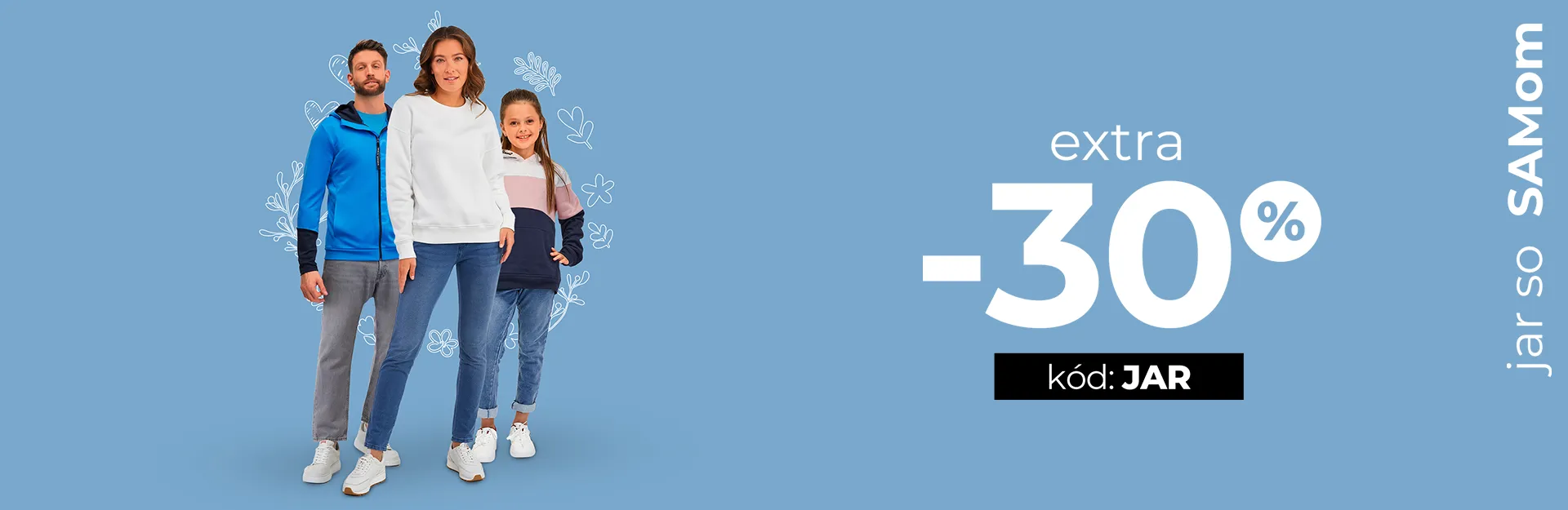 HLAVNÍ BANNER - 2/Jar so SAMom EXTRA - 30 % 