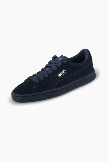 Suede Jr black-puma silver