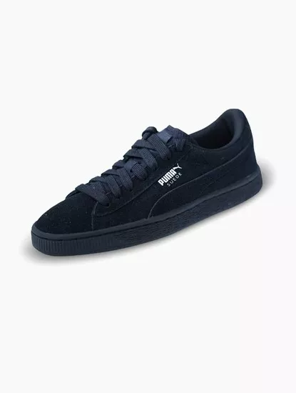 Suede Jr black-puma silver