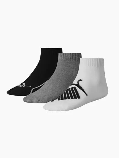Ponožky PUMA GRAPHIC QUARTER 3 PACK