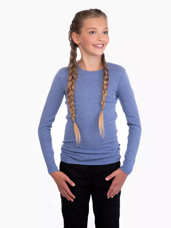 Dievčenské tričko s dlhým rukávom (3)