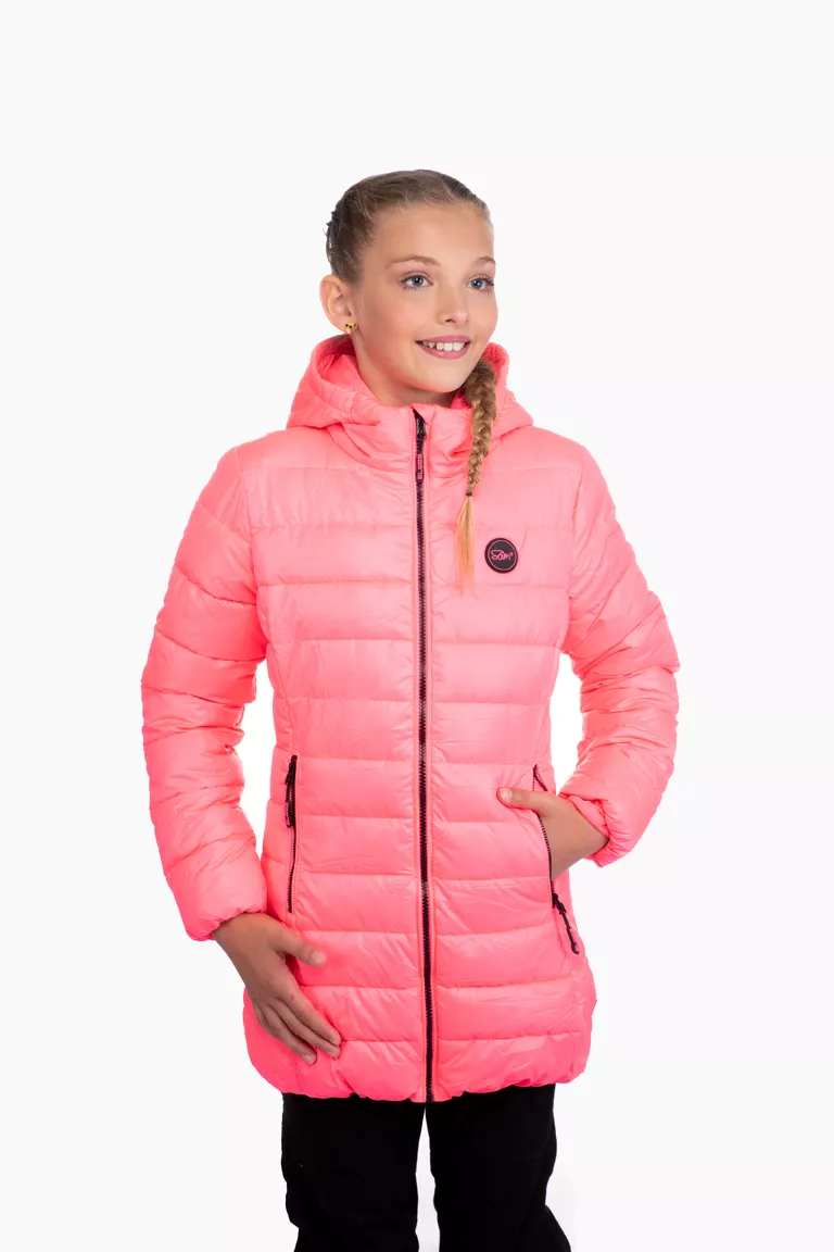 Dievčenské zimné kabát (3)